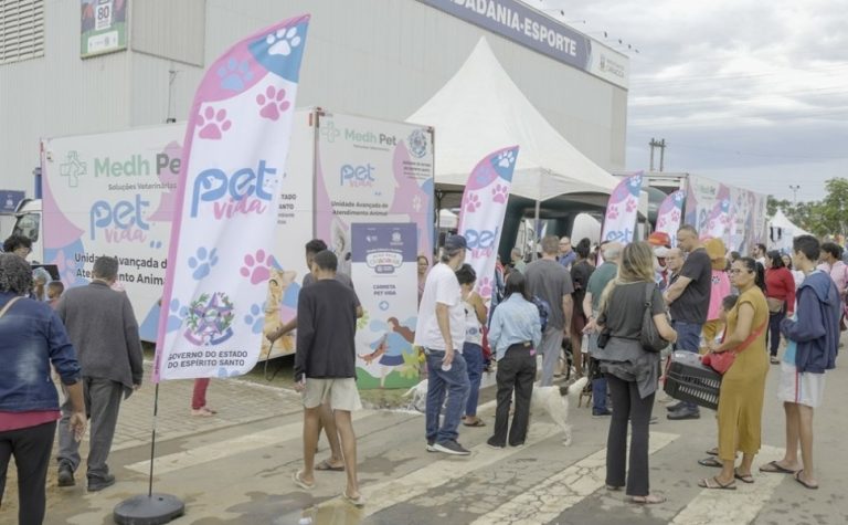 Anchieta recebe a carreta do Pet Vida com castração gratuita para cães e gatos