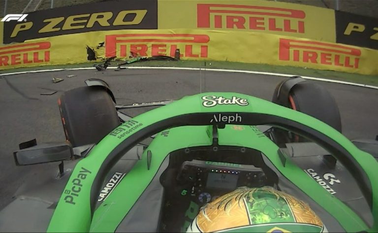 Bortoleto abandona o GP de Interlagos na primeira volta