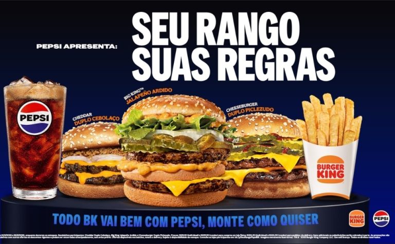 Burger King e Pepsi lançam sanduíches exclusivos criados por clientes