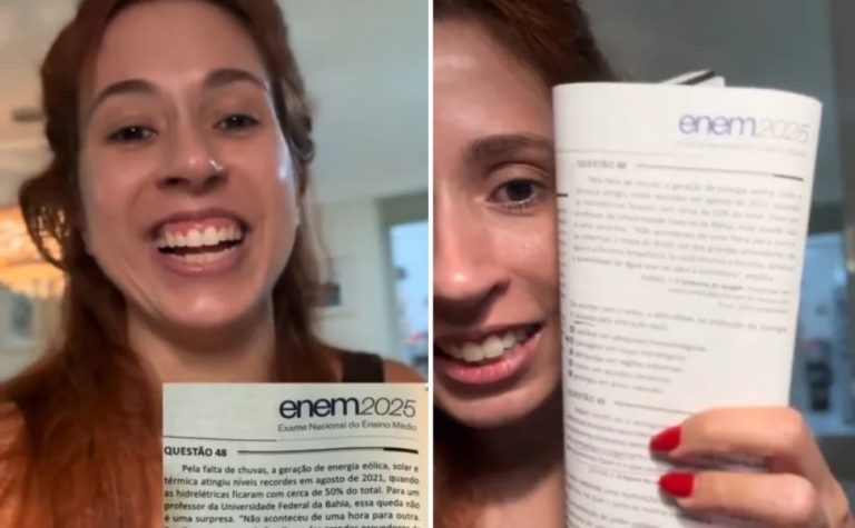 Candidata acha o próprio texto no Enem (e não sabe se acertou a questão)