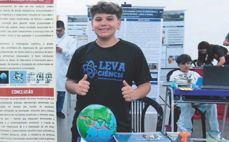 Capixaba representa o Brasil em feira científica no Chile