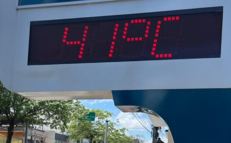 Cidade do ES registra calor de 41 °C