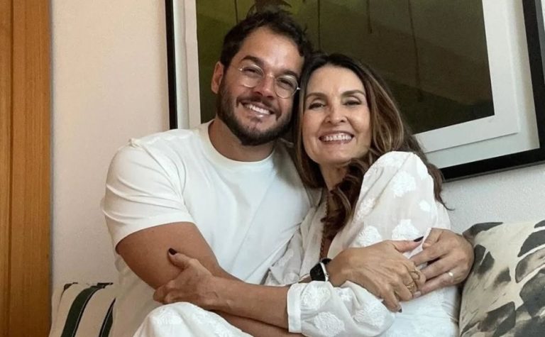 Fátima Bernardes comemora oito anos com Túlio Gadêlha
