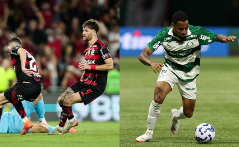 Flamengo e Palmeiras oscilam antes da Libertadores e deixam Brasileirão em aberto