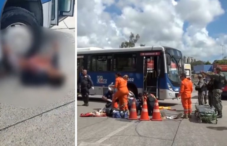 Homem em situação de rua é atropelado por ônibus dentro do Pelópidas Silveira