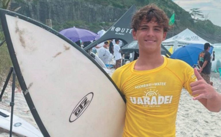 Jovem capixaba estreia no Mundial de Surfe em Guarapari