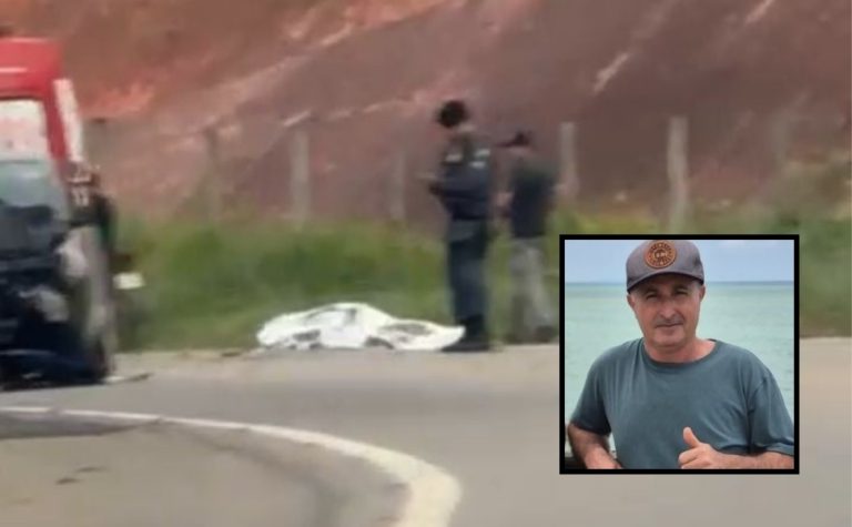 Motociclista morre após motorista sem CNH invadir contramão no Sul do ES
