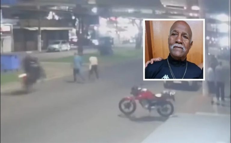 Motociclista que matou idoso atropelado após dar ‘grau’ é preso na Serra