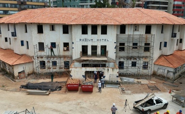 Novo Radium Hotel, em Guarapari, ficará pronto em abril de 2026