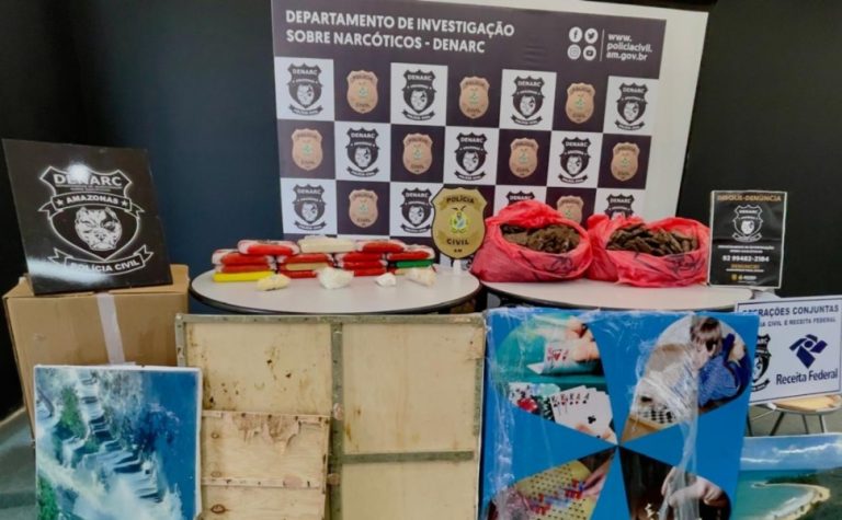 Polícia apreende 34 kg de ‘cocaína negra’ no AM; carga é avaliada em R$ 18 milhões