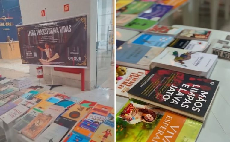 Projeto distribui livros de graça em Jardim Camburi