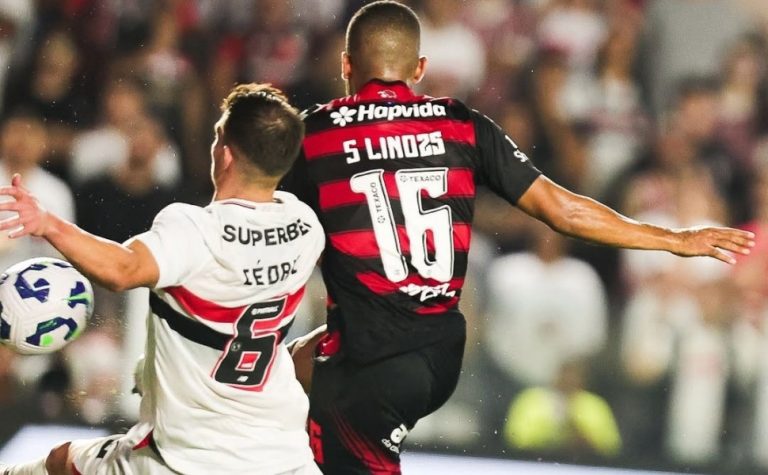 São Paulo e Flamengo empatam na Vila Belmiro, e Palmeiras segue líder