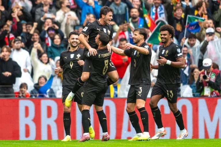 Sem CR7, sem problema: Portugal faz 9 a 1 na Armênia e garante vaga na Copa