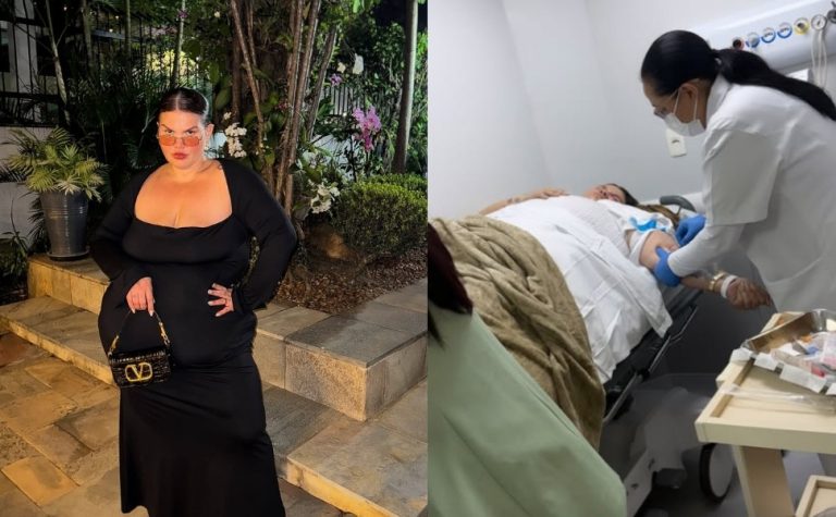 Thais Carla desmaia e é levada às pressas ao hospital