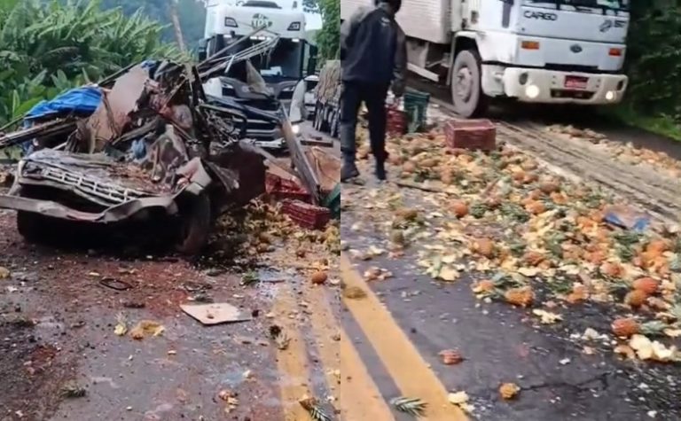 Acidente entre carreta e caminhão deixa mortos e feridos na BR-101 no ES