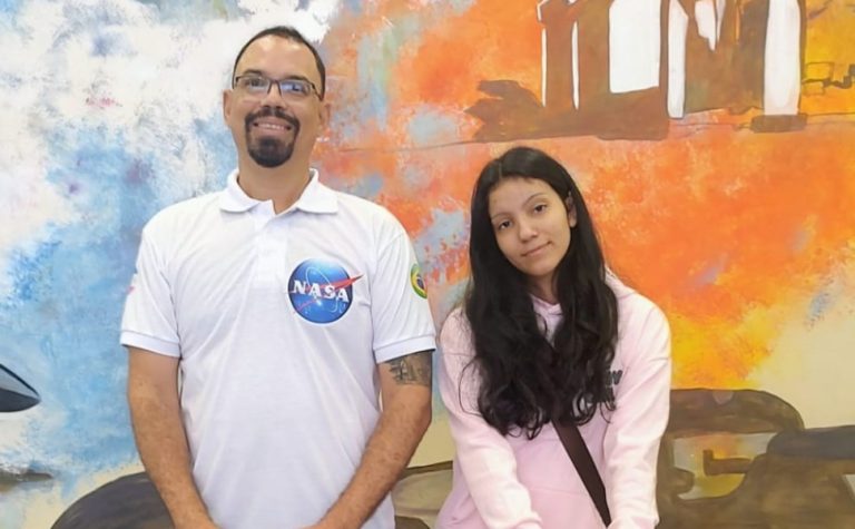 Aluna de escola pública de Vitória participa de experimento em missão da Nasa