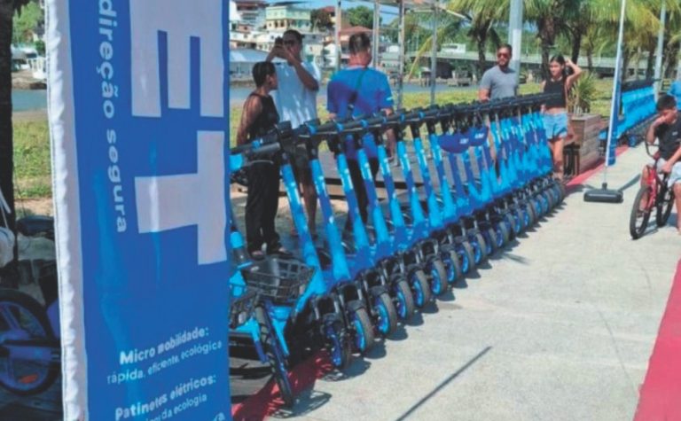 Bicicletas e patinetes elétricos em Anchieta