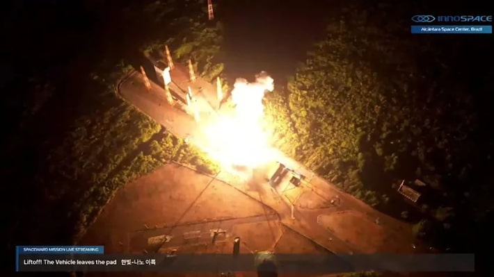 CEO de criadora de foguete sul-coreano que explodiu em Alcântara pede desculpas por falha