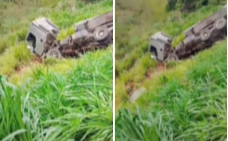 Caminhoneiro morre após carreta colidir com proteção metálica em Vila Velha