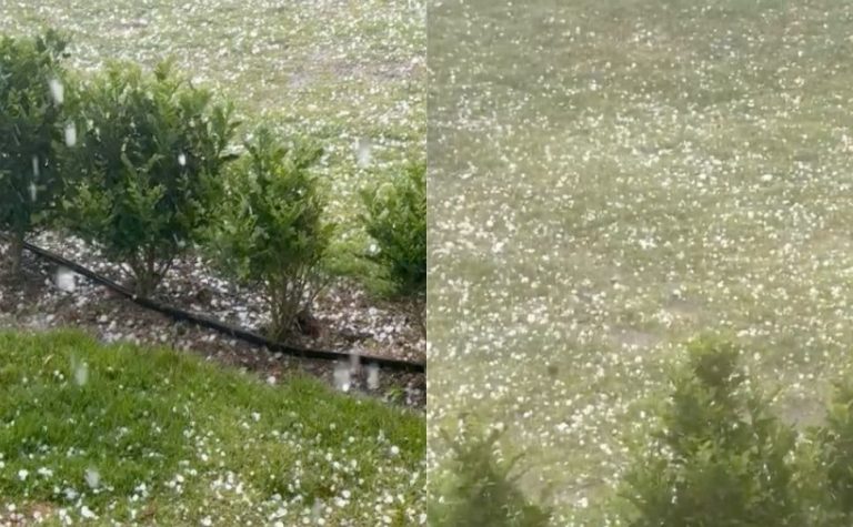 Chuva de granizo assusta moradores da Região Serrana do ES