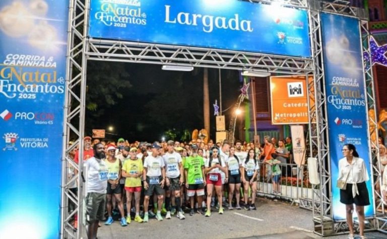 Corrida e Caminhada Natal de Encantos: veja como foi a prova em Vitória
