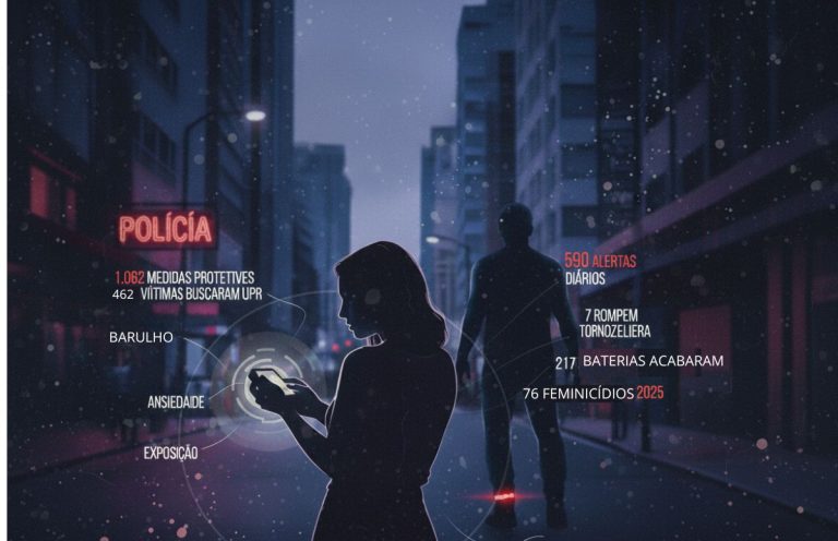Menos da metade das mulheres protegidas pela Justiça não pega o rastreador em PE