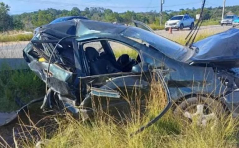 Pai e filha de 8 anos ficam gravemente feridos após acidente na Rodovia do Sol