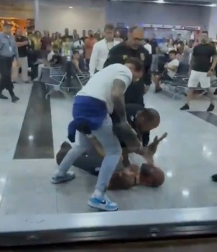 Passageiro embriagado depreda área do aeroporto do Recife após perder voo e é preso pela PF