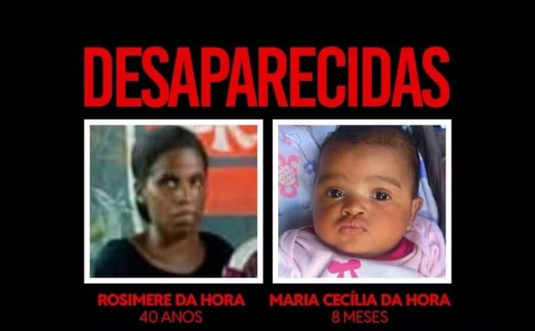 Polícia investiga desaparecimento de mulher e bebê no Rio