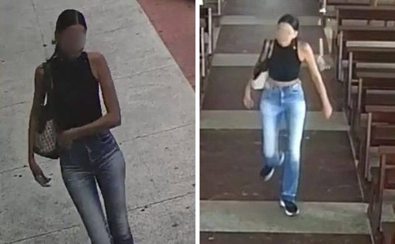 Polícia pede ajuda para identificar mulher que vandalizou paróquia em Vitória