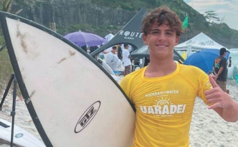 Surfista Eric Grattz garante pódios na final do Estadual