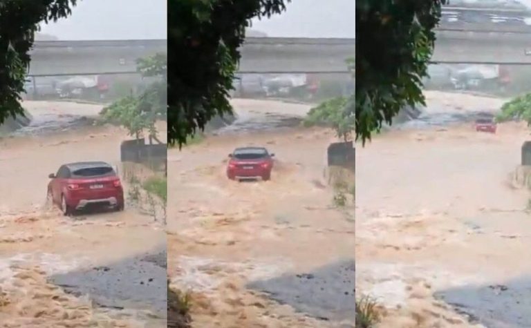 VÍDEO: Bebê e casal morrem após carro ser arrastado por correnteza em SC