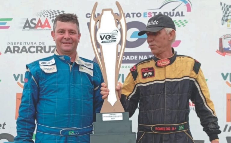 Velocidade na terra: Liliu e Strey são os campeões