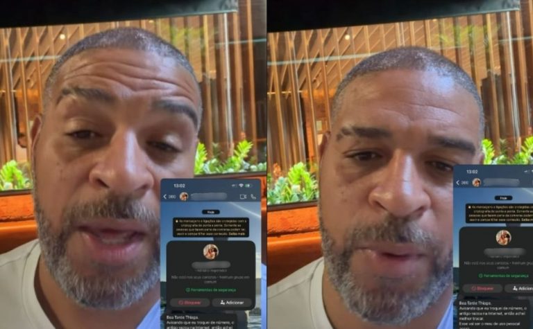 Adriano Imperador diz que mãe perdeu R$ 15 mil em golpe e dá ultimato a criminoso