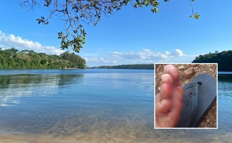 Banhistas relatam mordidas e temem presença de piranhas em lagoa de Linhares