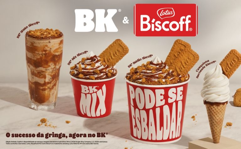 Burger King lança linha de sobremesas com o biscoito Biscoff