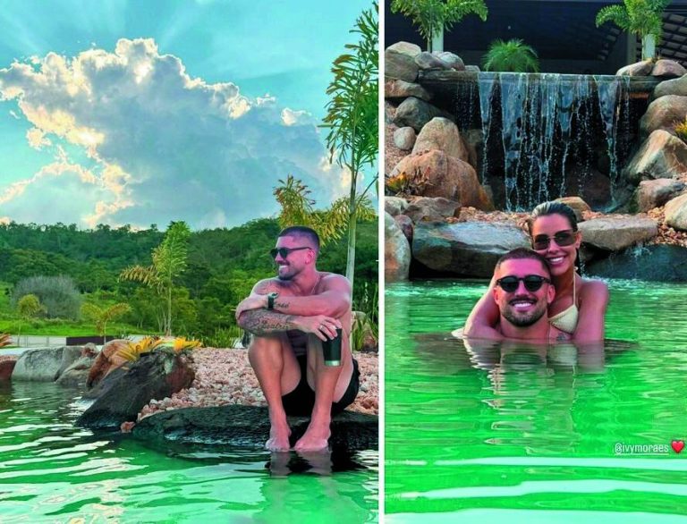 Capixaba ex-BBB constrói lago artificial em seu sítio em Cachoeiro