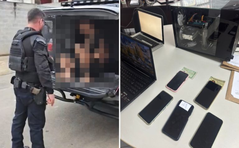 Casal do ES é preso suspeito de repassar dados do CACs para facção criminosa de SP