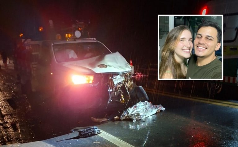 Casal morre após moto colidir com caminhonete no Norte do ES