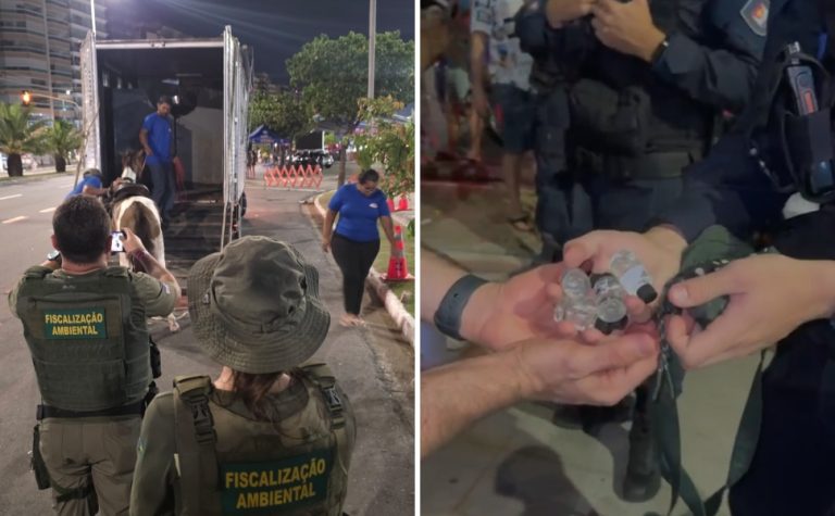 Cavaleiros são detidos por suspeita de ameaça e tráfico de drogas em Camburi