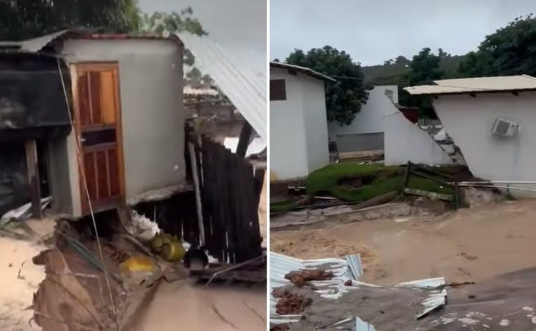 Criança desaparece após desabamento de casa provocado por chuva no Norte do ES