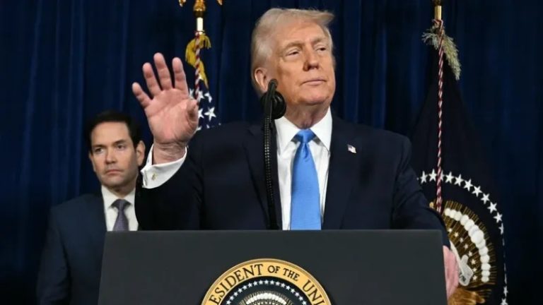 Donald Trump ameaça presidente interina da Venezuela