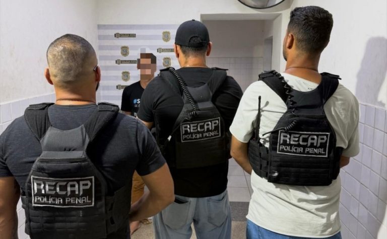 Foragido da Justiça é preso pela Polícia Penal na Serra