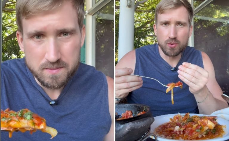 “Gringo brasileiro” se surpreende ao provar moqueca capixaba: “O resto é peixada”