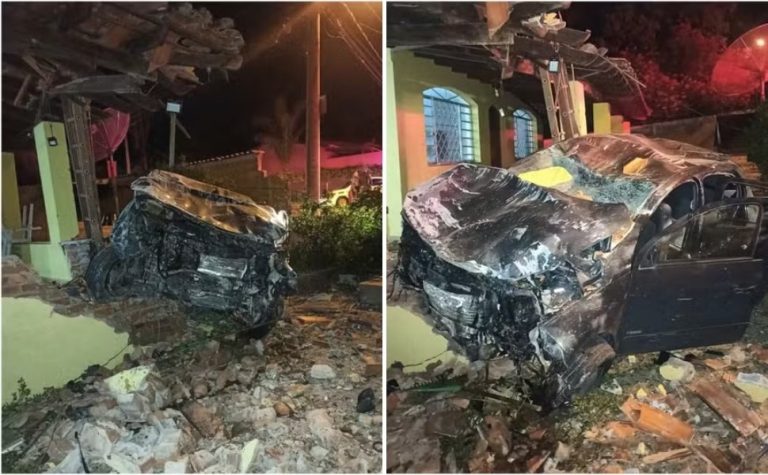 Homem mata a vizinha, foge com filhos e tenta matá-los batendo carro em SP