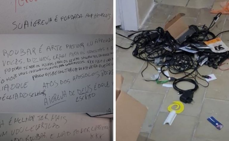 Igreja de Vitória é invadida e tem prejuízo estimado em quase R$ 7 mil