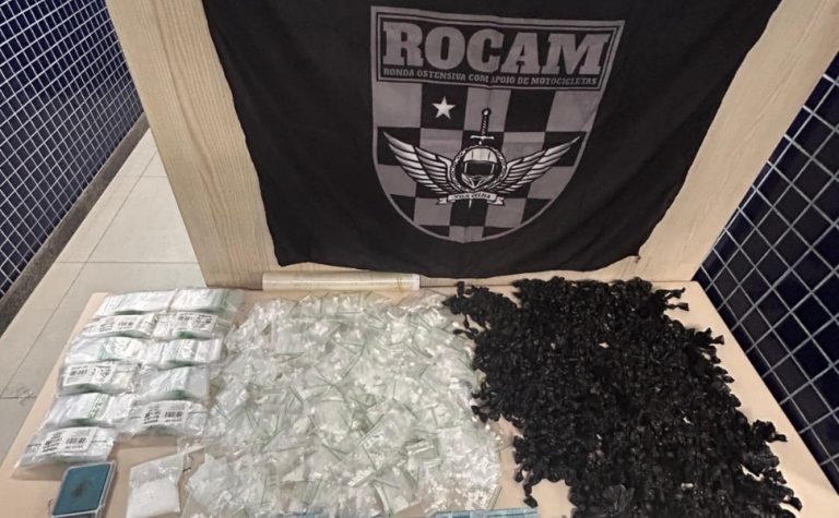 Mais de 1,6 mil pedras de crack são apreendidas em Vila Velha