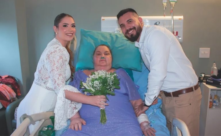 Morre mãe de noiva que casou em hospital de Cariacica
