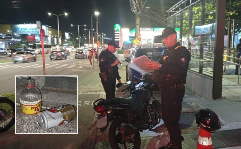 Motociclista é detido com sinais de embriaguez e com criança na garupa em Vitória