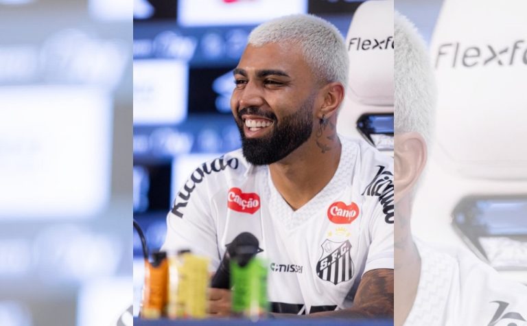 No Santos, Gabigol diz que vai comemorar se fizer gol contra o Flamengo